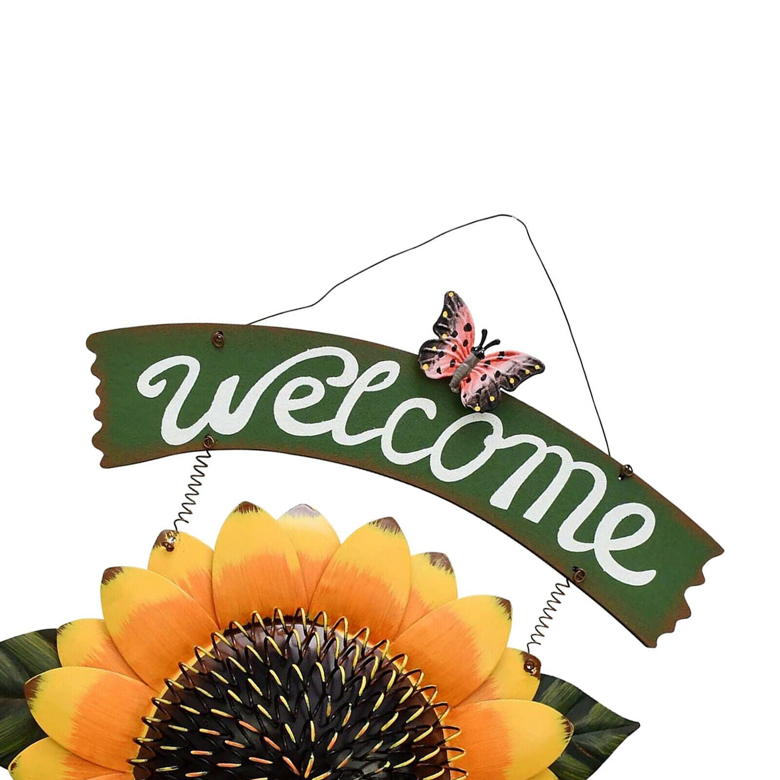 Handcrafts Sunflower Decor Hanging Outdoor For Cafe Shop Floral Yard Banner