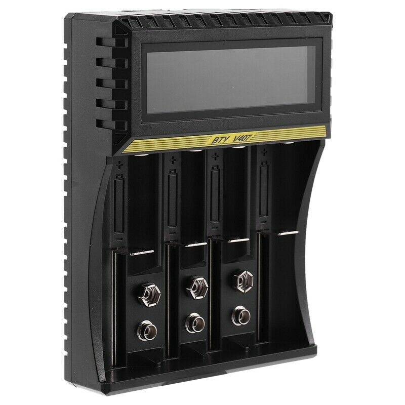 BTY-V407 Battery Charger Li-ion Li-fe Ni-MH Ni-CD Smart Fast Charger for 18650K6