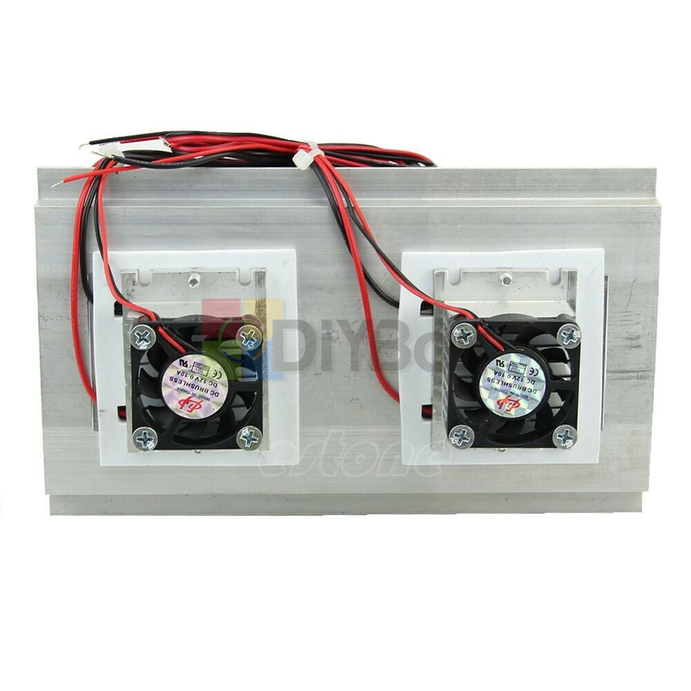 120W Cooler Double Fan Thermoelectric Peltier Refrigeration Cooling System Kits