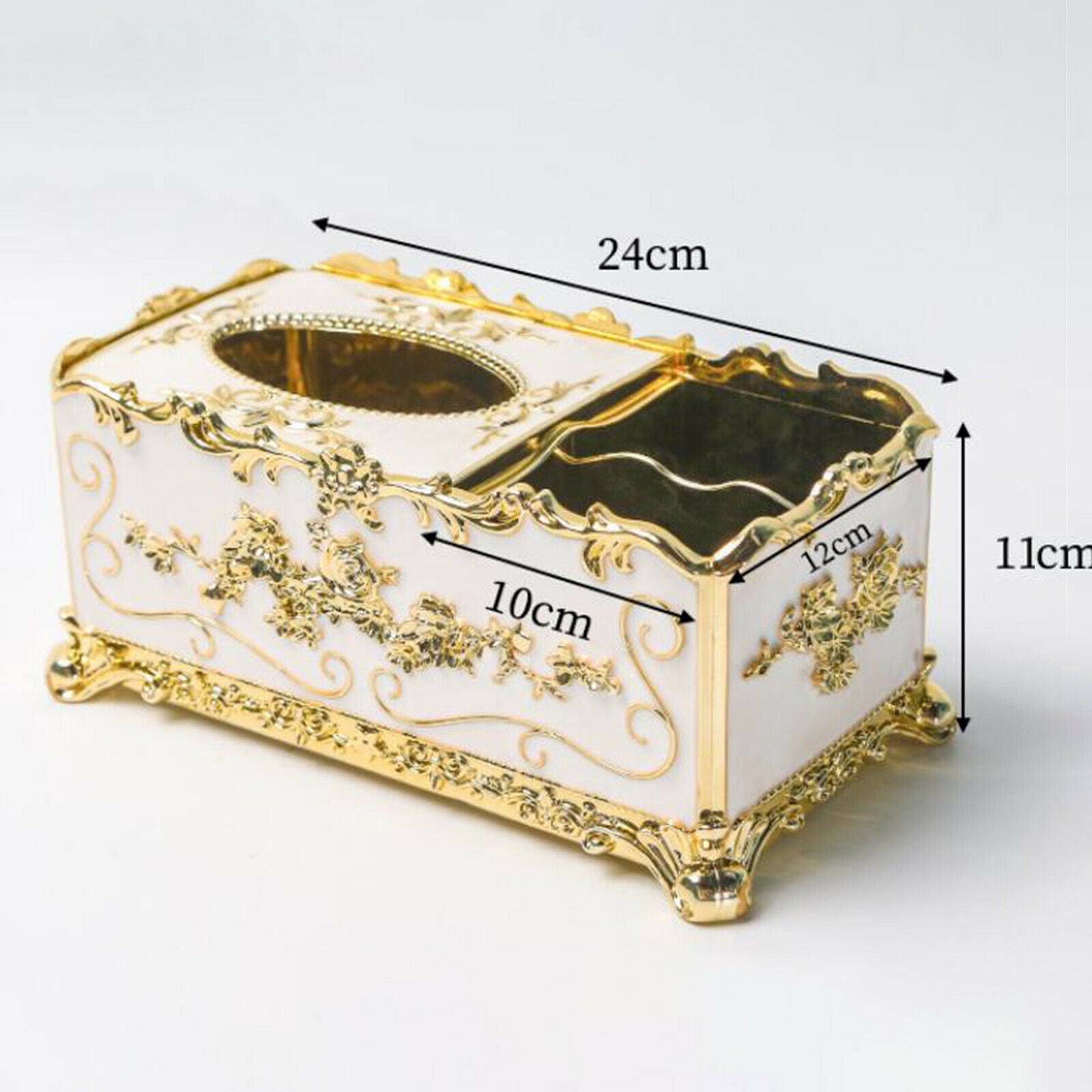 Tissue Box Cover Home Napkin Paper Case Living Room Remote Controller Holder
