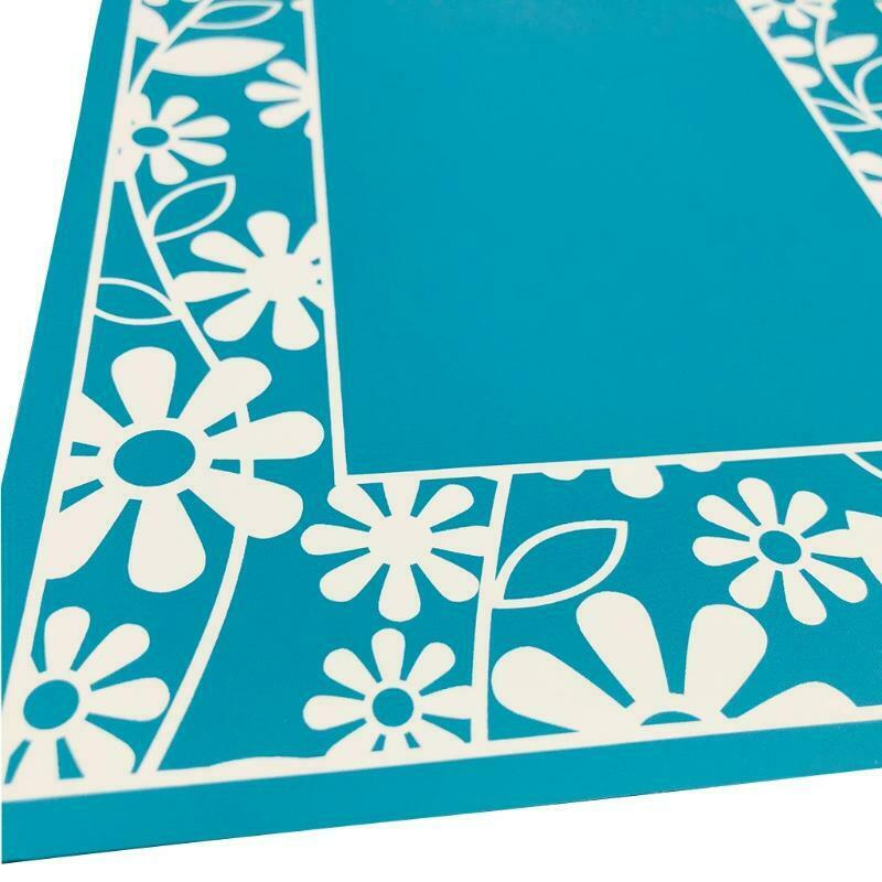 Flower Self-Adhesive Silk Screen Printing Stencil for Painting T-Shirt Textile