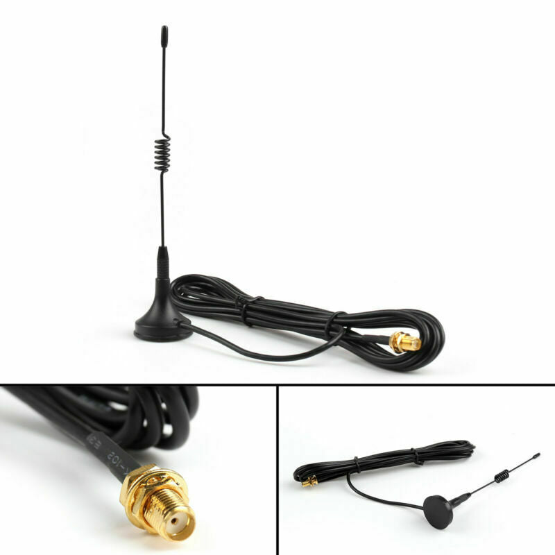 5x Antenna UHF 400-470MHz Magnetic Vehicle Mounted Antenna SMA Female  AT2