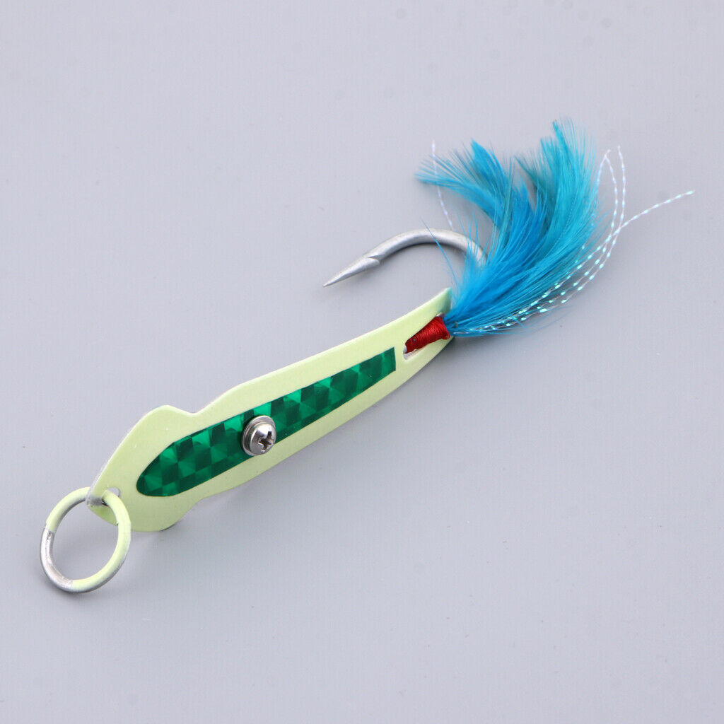Mackerel Feathers Baits Lures Sea Fishing Rigs Tackle Saltwater Fishing