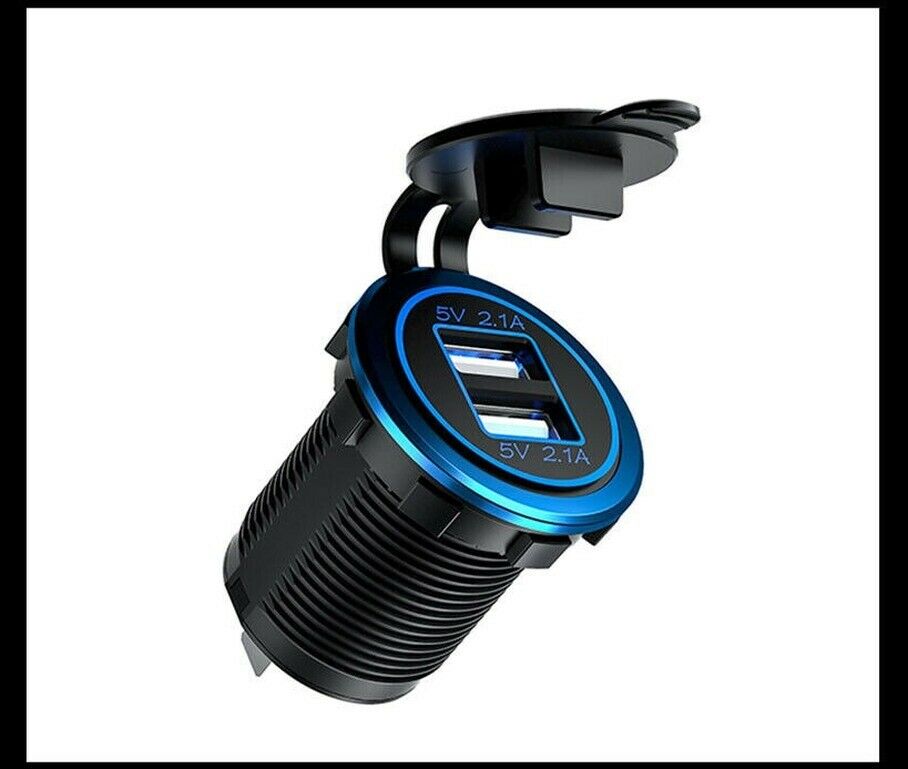 Car Charger Modified Dual USB Mobile Phone Car Fast Charging 12~24v Universal S