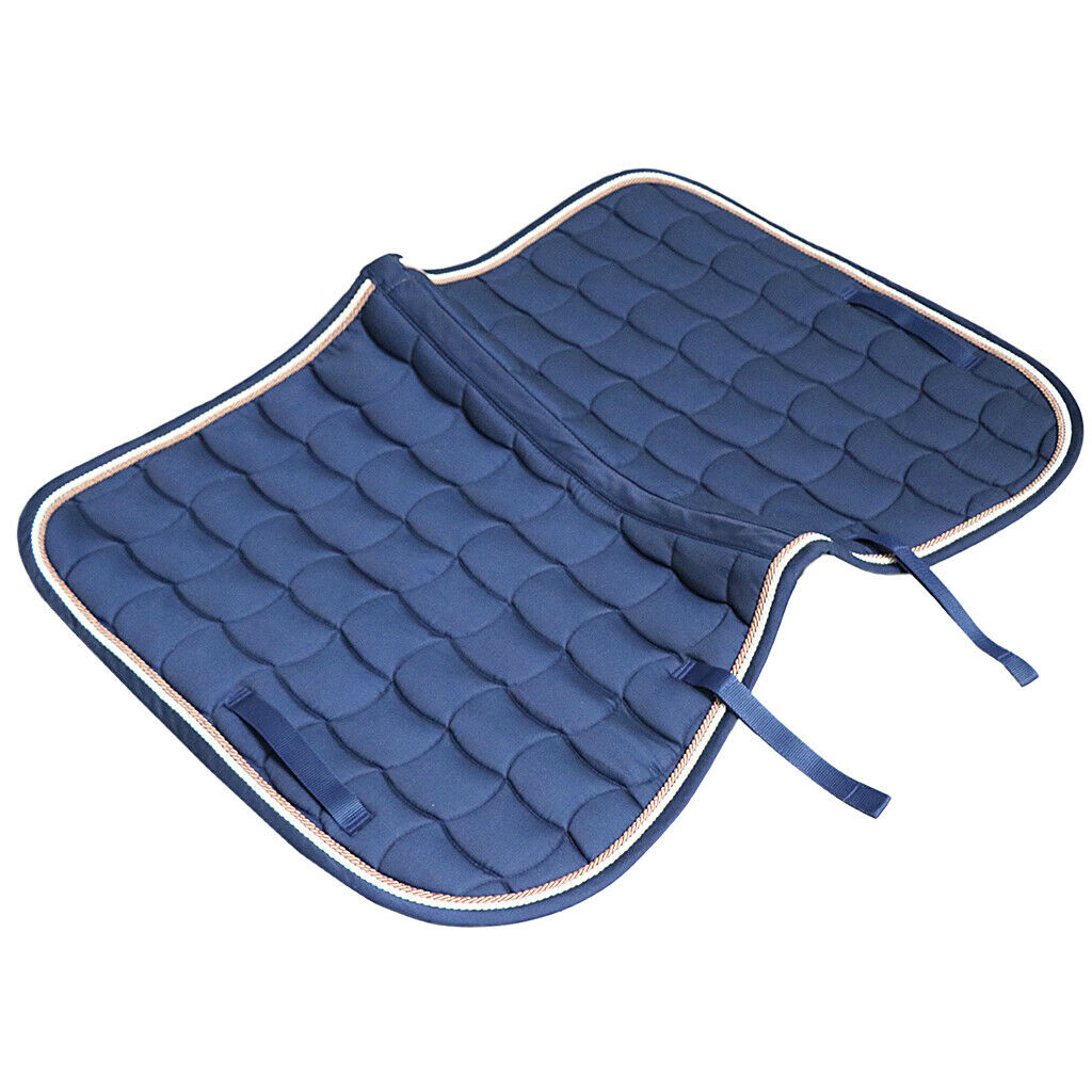 Cotton Contoured Half Saddle Pad Liner Western, Equine Comfort English Saddle