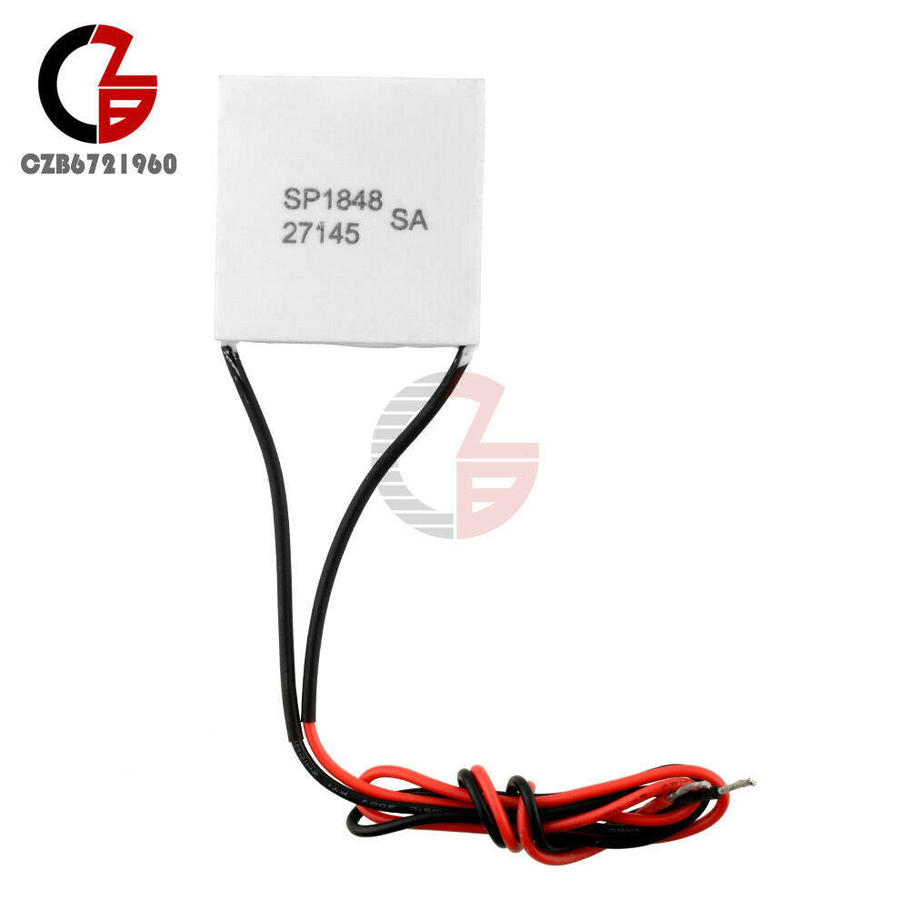 2PCS TEC SP1848-27145 TEC1 Thermoelectric Heatsink Cooler Peltier Plate Module