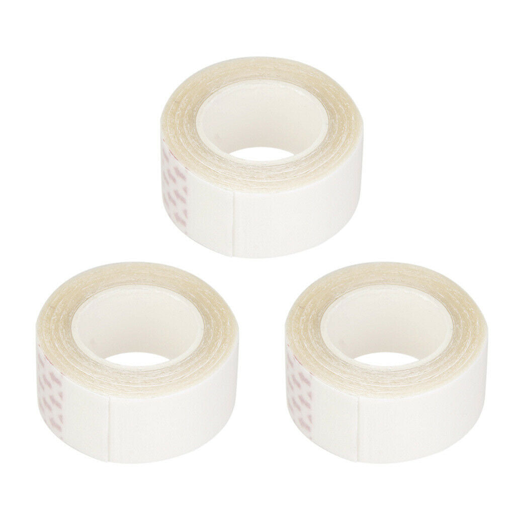 3 Pieces Invisible Wig Tape Hair Extension Hair Weft Hairpiece Tapes 300cm