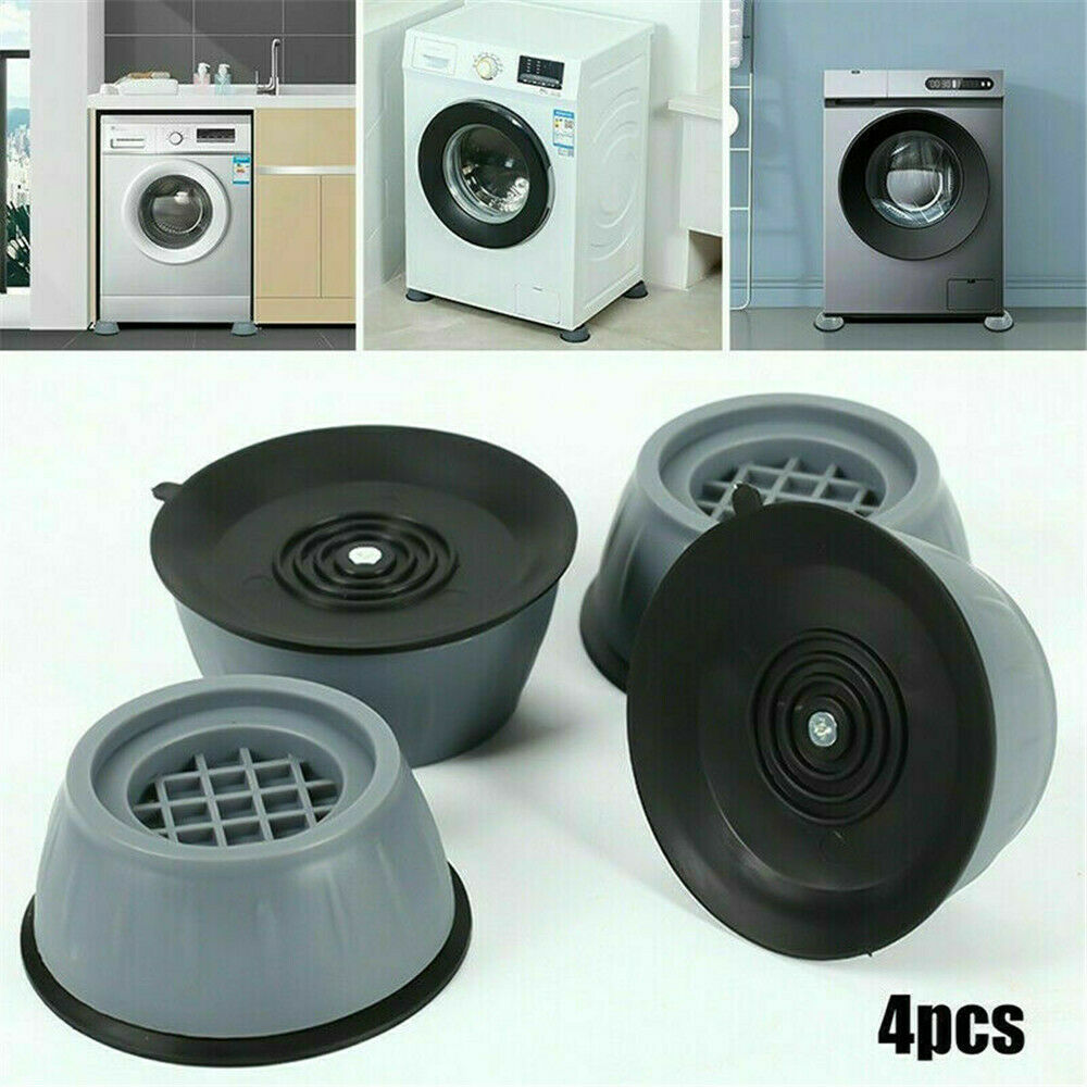 Hot 4Pcs Anti Vibration Feet Pad Mats Washing Machine Non Slip Shock Proof Kit