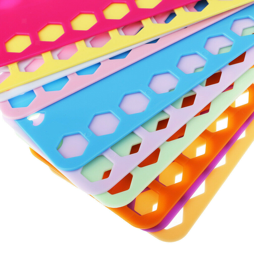 10pcs Plastic Embroidery Cross Stitch Thread Board Organizer Sorter Plate