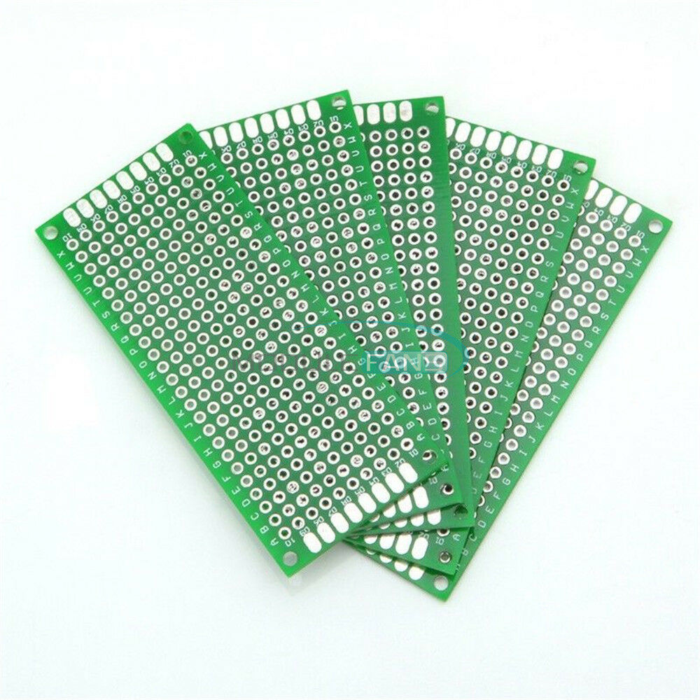 20Pcs Prototype PCB Double Side Tinned breadBoard 5x7 4x6 3x7 2x8CM Each 5Pcs