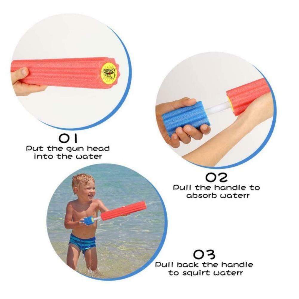 Foam Water Shooter Summer Outdoor Swimming Pool Games Toys for Boys Girls Adults