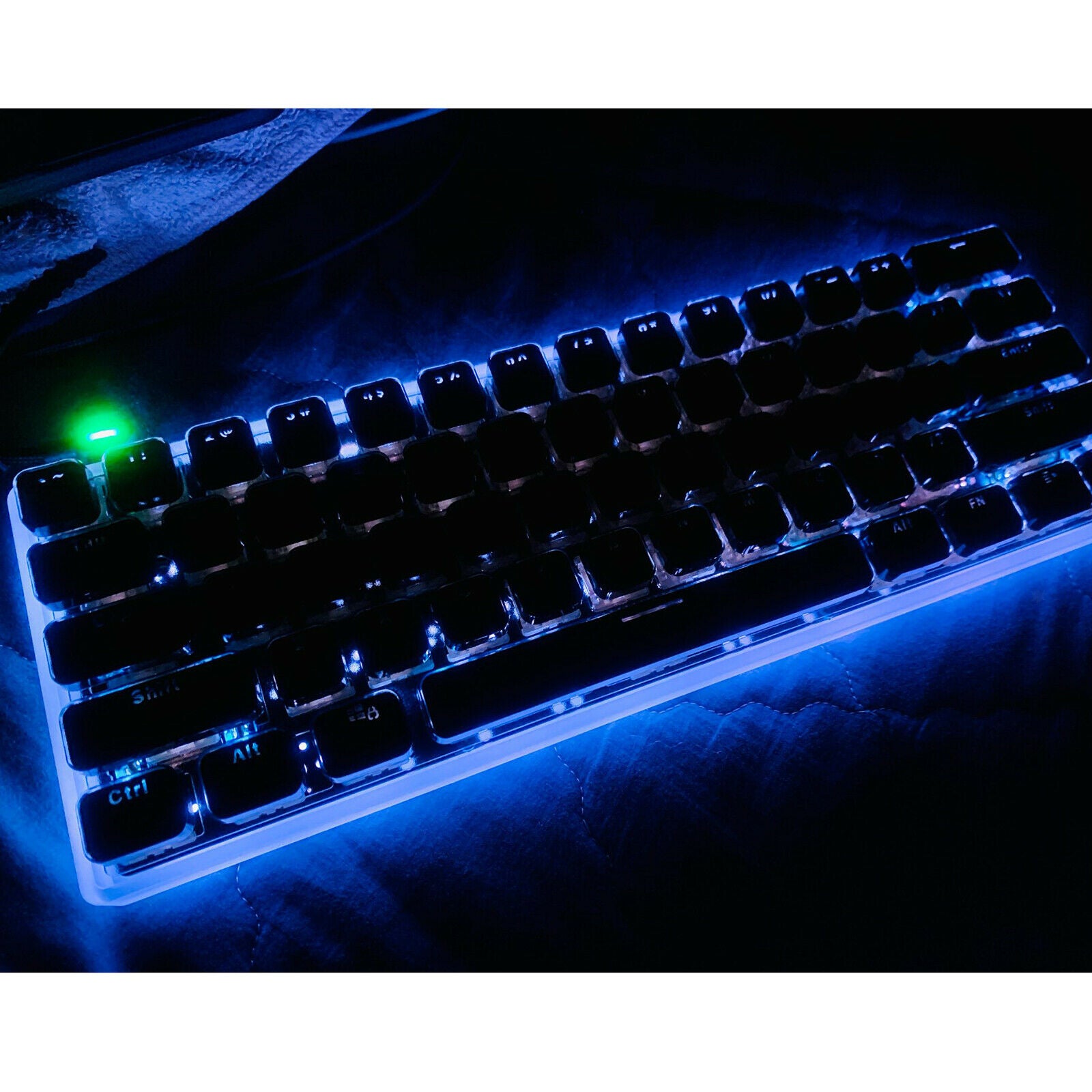 Keyboard Case Frosted Acrylic Shell for 60% DIY GH60 USB port Professional