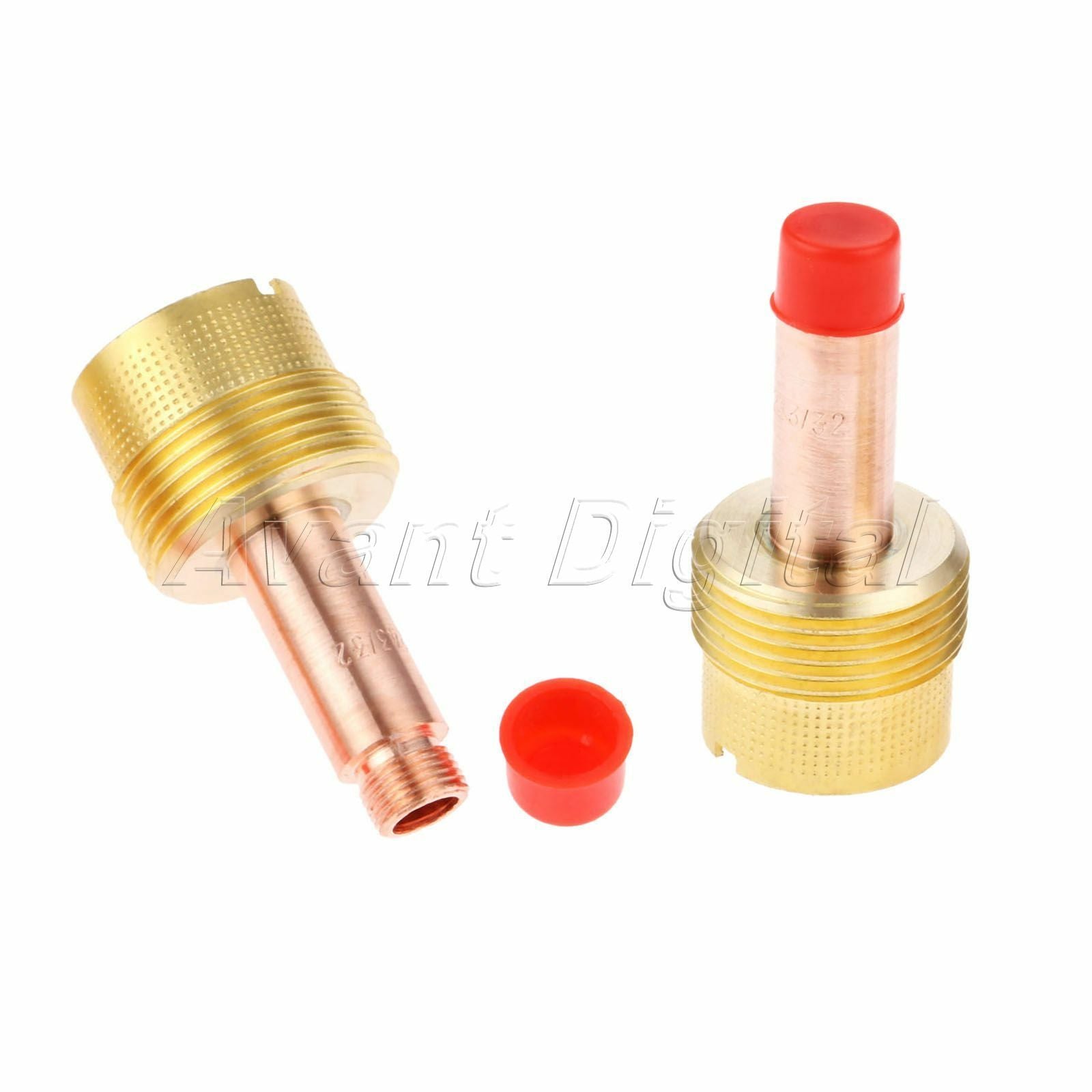 2Pc 45V64 Extra Large gas lens collet bodies 3/32" for TIG weld Torch WP17 18 26