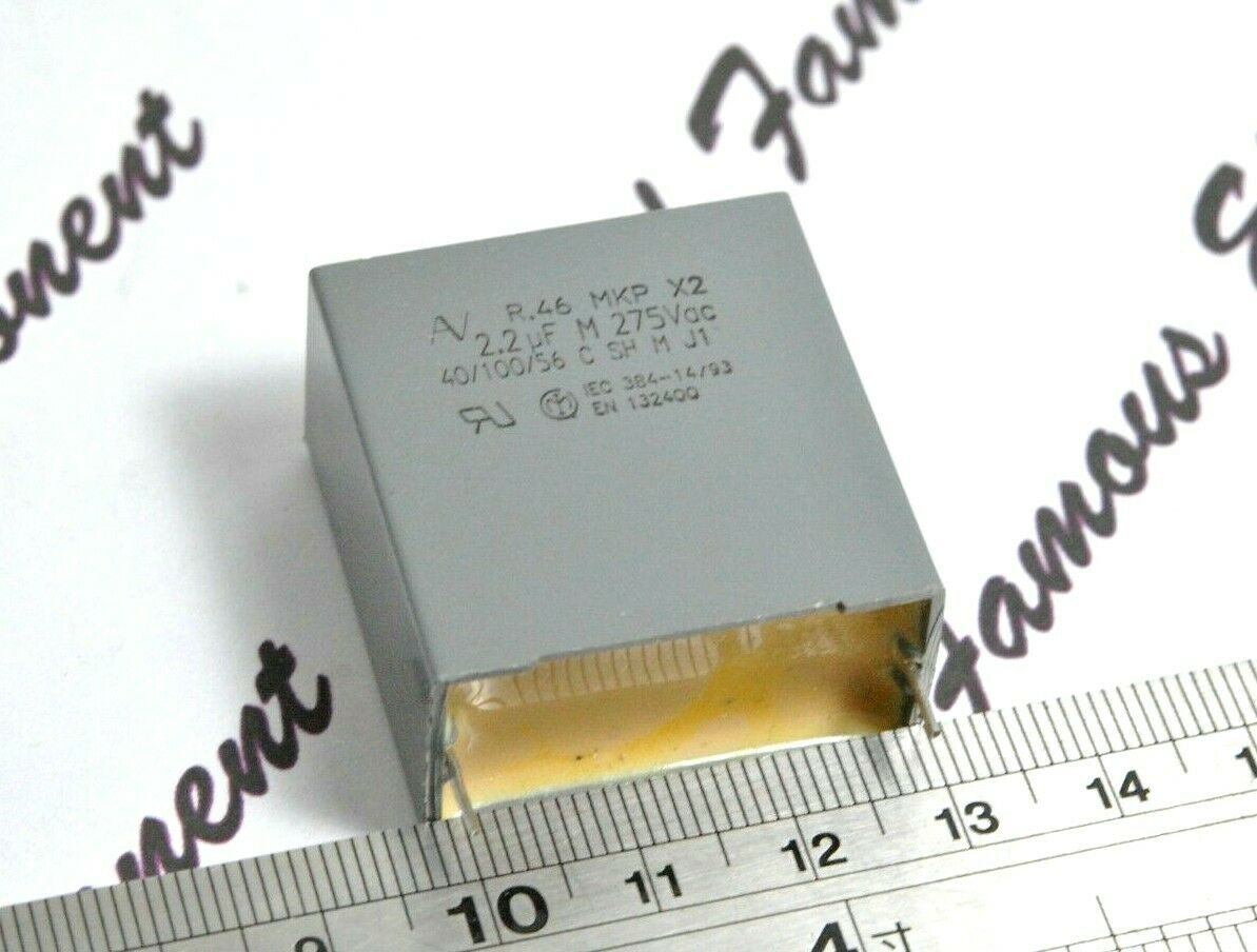 1pcs - ARCOTRONICS MKT-X2 2.2uF (2,2µF) 275Vac R46  pitch:27.5mm Capacitor