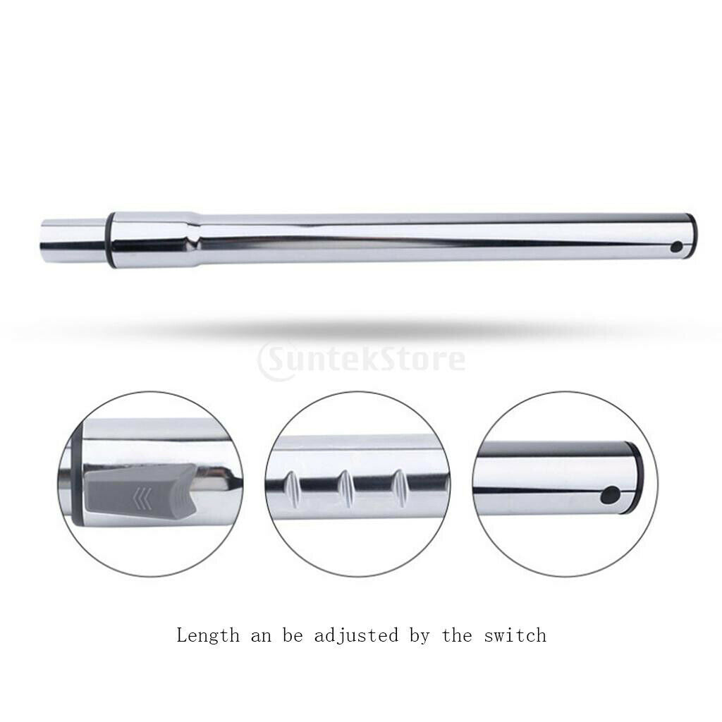 Universal Vacuum Cleaner Extension Wand Attachment Tube for 32mm/1.25" Dia.