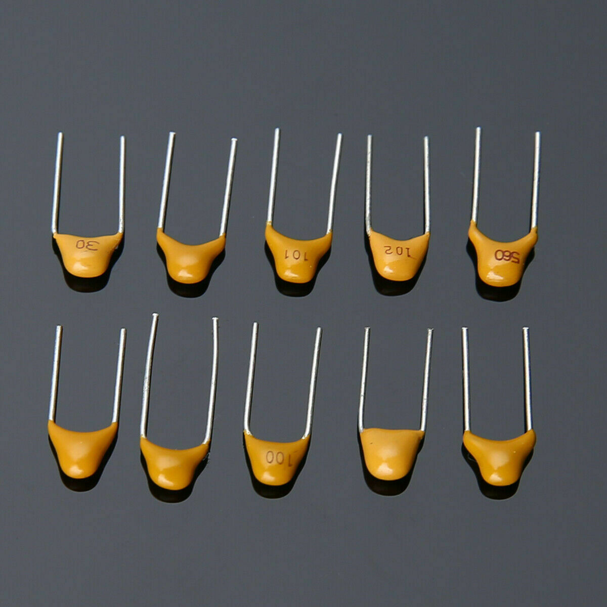 10 Values 50V 10pF~100nF Ceramic Disc Capacitors Assortment Kit with Box  300pcs
