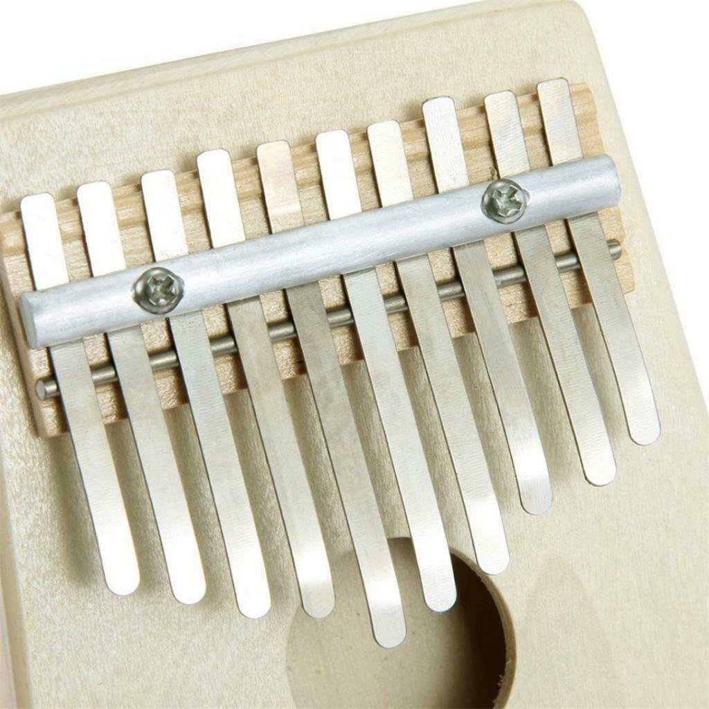 10 Keys Finger Kalimba Mbira African Thumb Piano Percussion Musical Instrument
