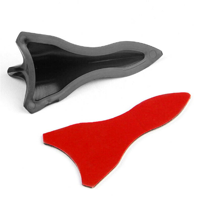 modified car decoration tail black tip shark fin car roof baffle for vehi.l8