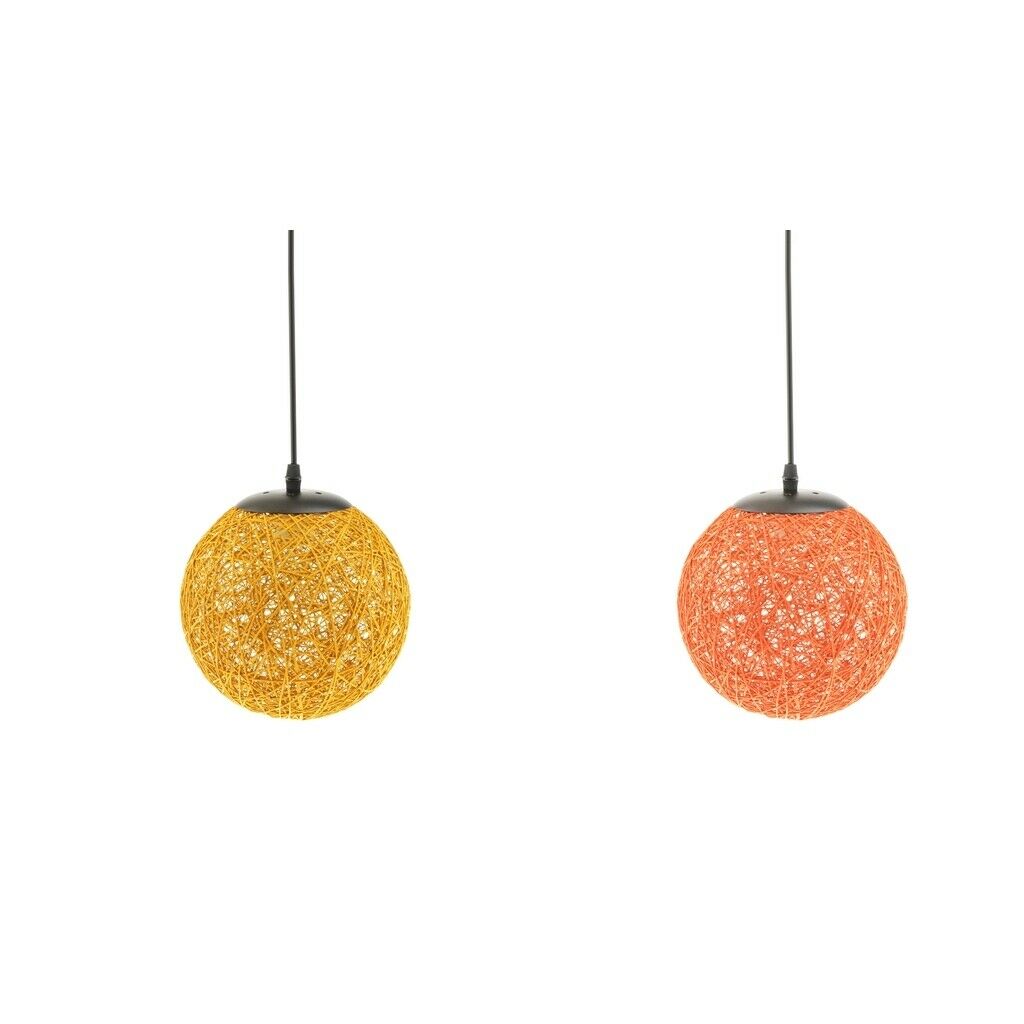2x Rattan Wicker Ceiling Pendant Lampshade For Shop Restaurant Home Decor