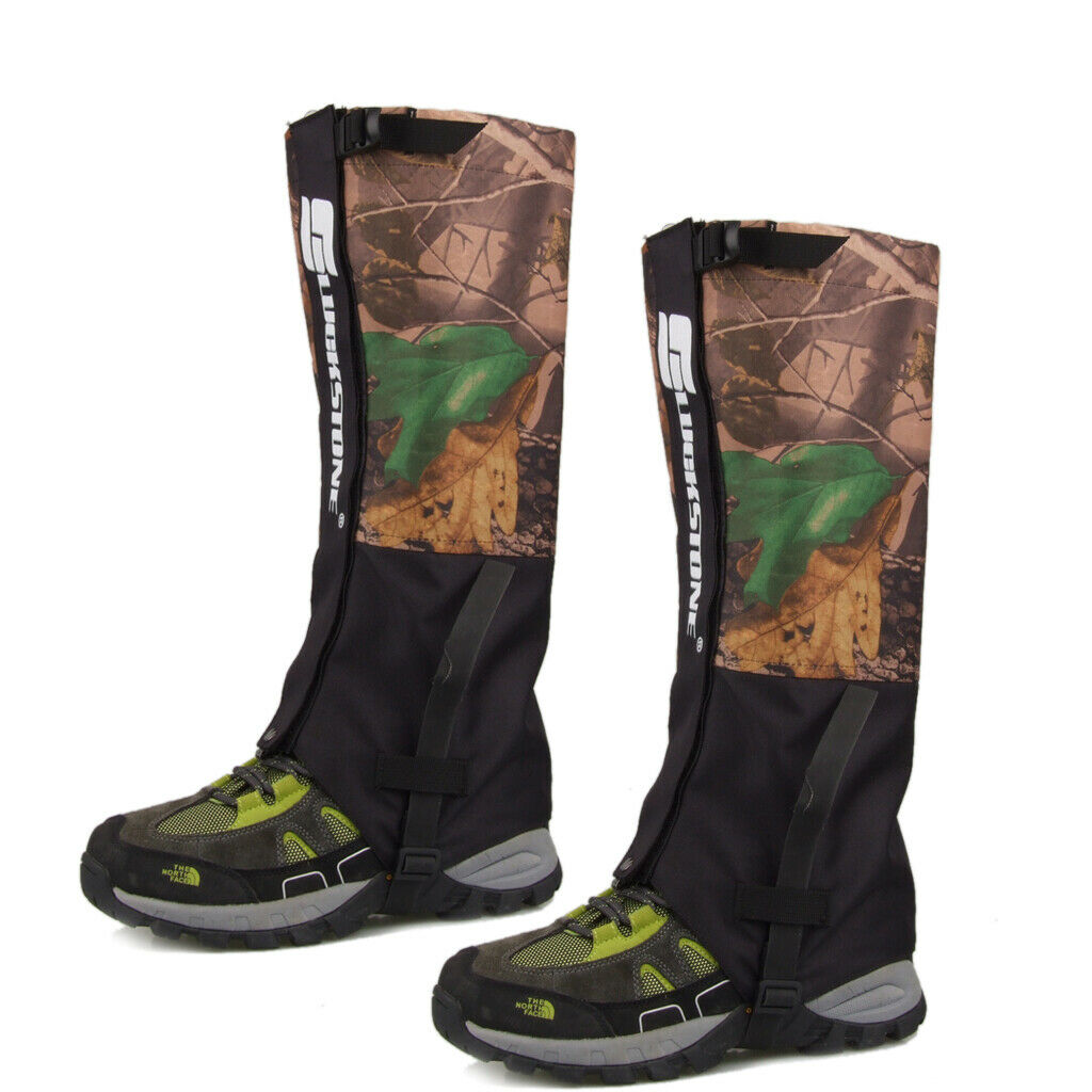 1 Pair Double Layer Waterproof Outdoor Hiking Walking Climbing Snow Legging