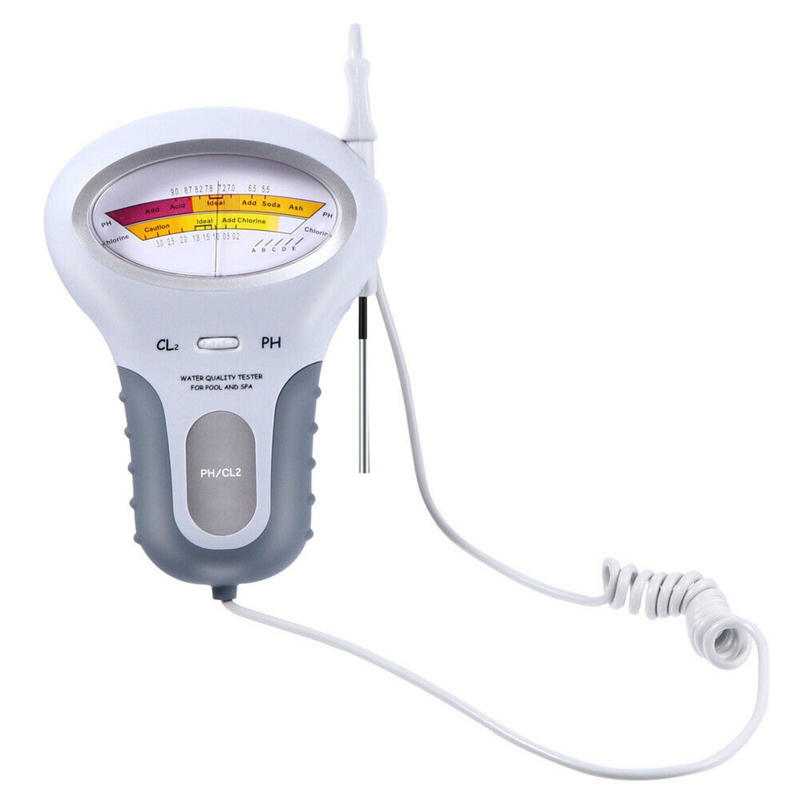 Water Quality PH&CL2 Chlorine Tester Level Meter For Swimming Pool Spa Hot Tub