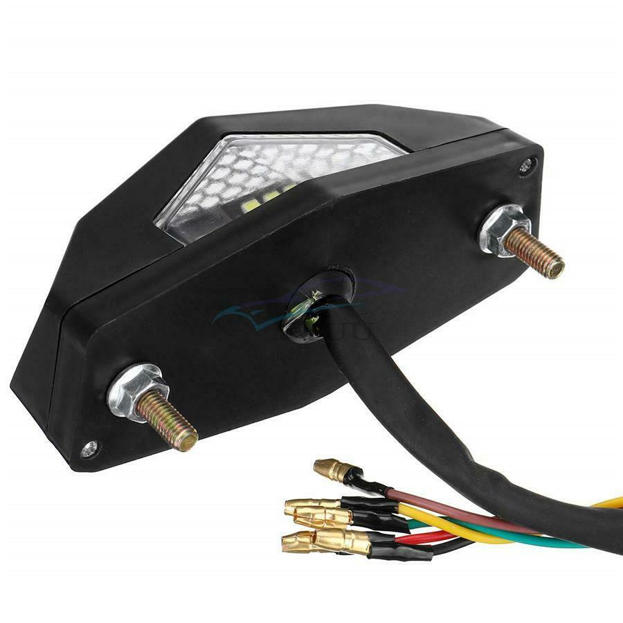 12V 5 in 1 Universal Motorcycle ATV LED Rear Tail Light Brake Turn Indicator