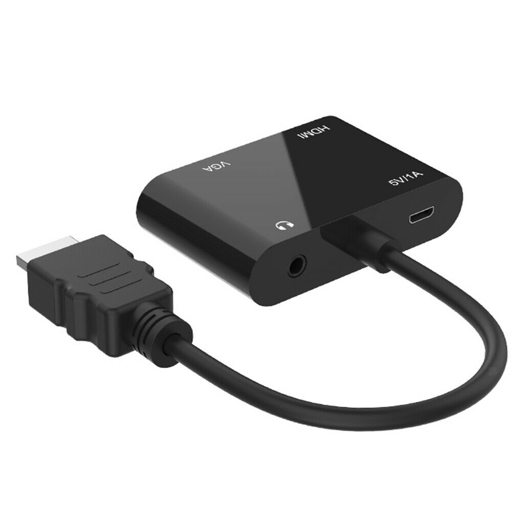 1080P   to VGA Adapter Digital to Analog Converter Cable For PC Laptop HDTV