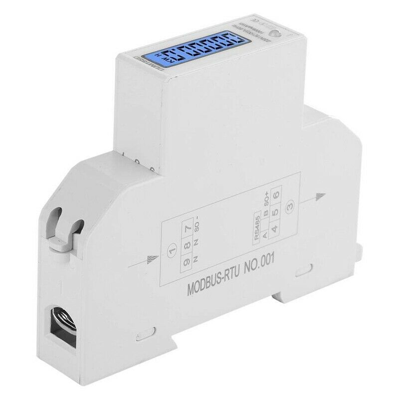 5-100A 220V Energy Meter Single Phase RS485 MODBUS Protocol LCD Backlit DisplaS9