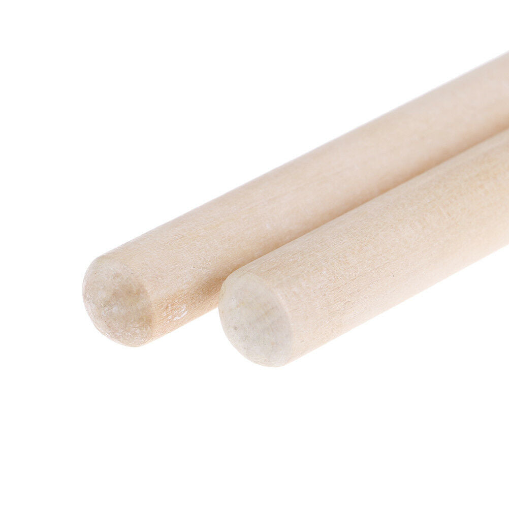 1Pair/2Pcs 32Cm Maple Wood Military Drum Sticks Music Band Drumsticks  DD