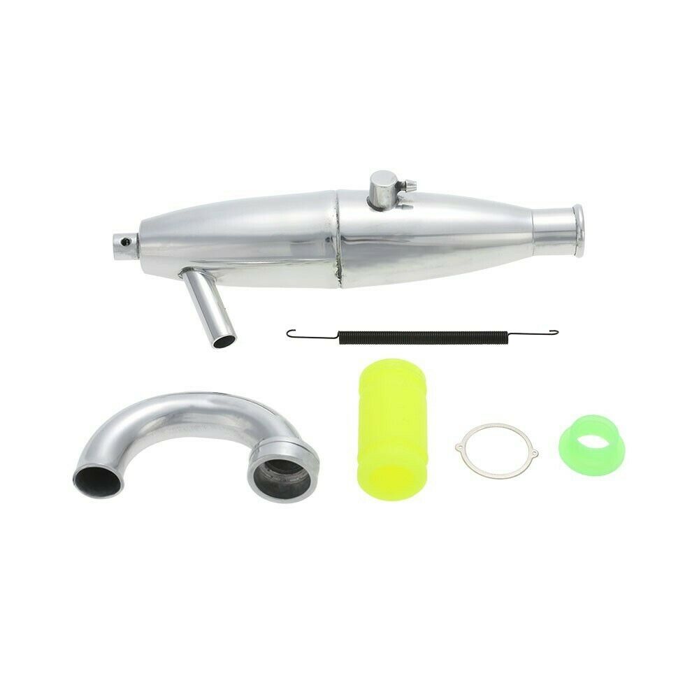 Upgrade Exhaust 81084 Pipe & Spring Fit HSP 1:8 Nitro Buggy Part BQ003 RC