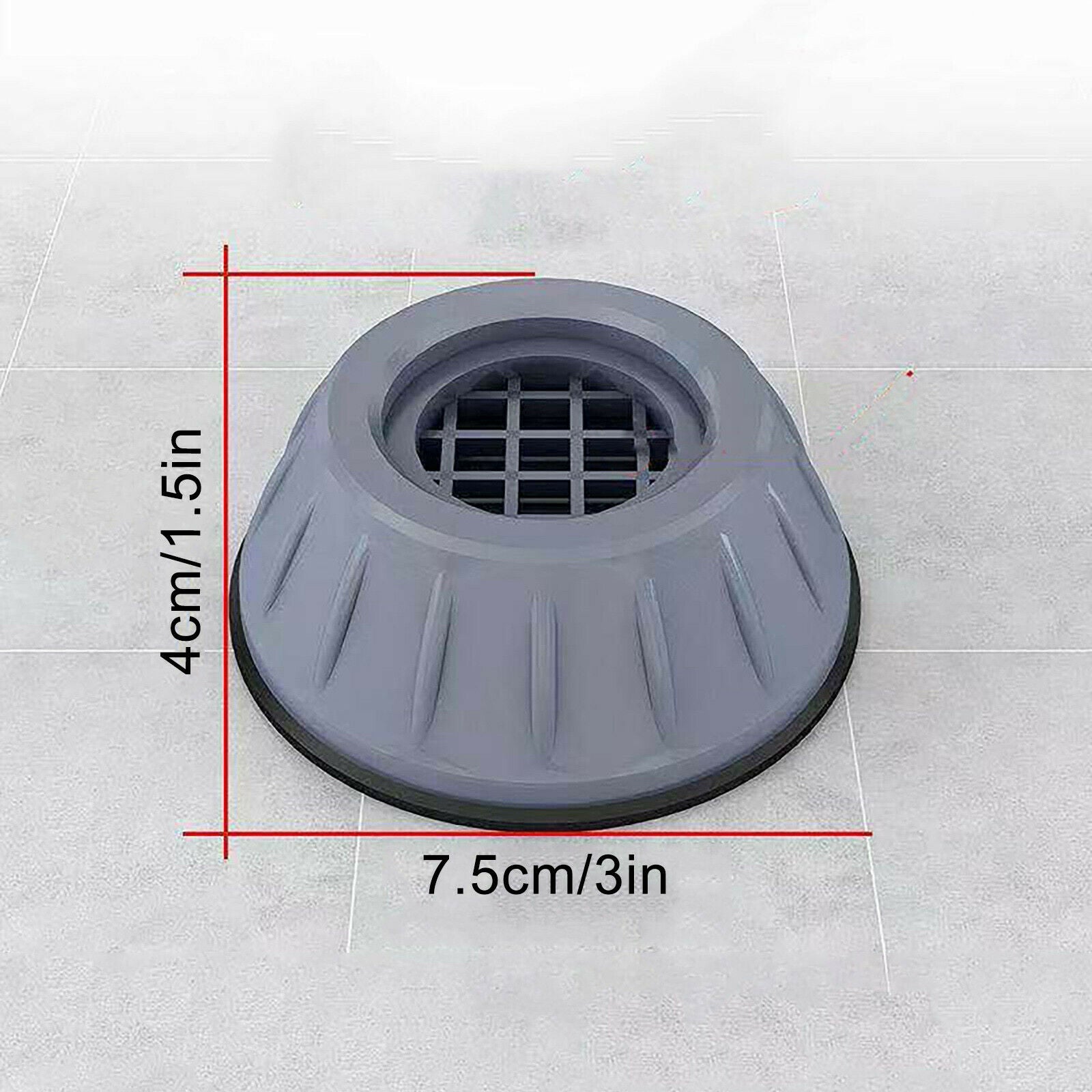 4pcs Anti-Vibration Foot Pads Washer Dryer Mat Mute Fix Furniture Shock Non-slip