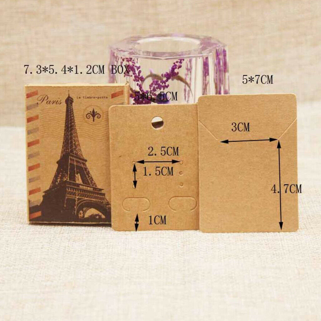 1 Pack Gift Box Handmade Box Necklace Package Paper Box Loving Heart White
