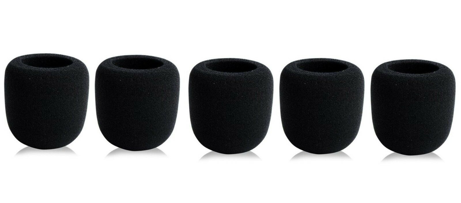 5 PCS Replacement Microphone Foam Windscreens for Shure SM58 BETA58A Microphone