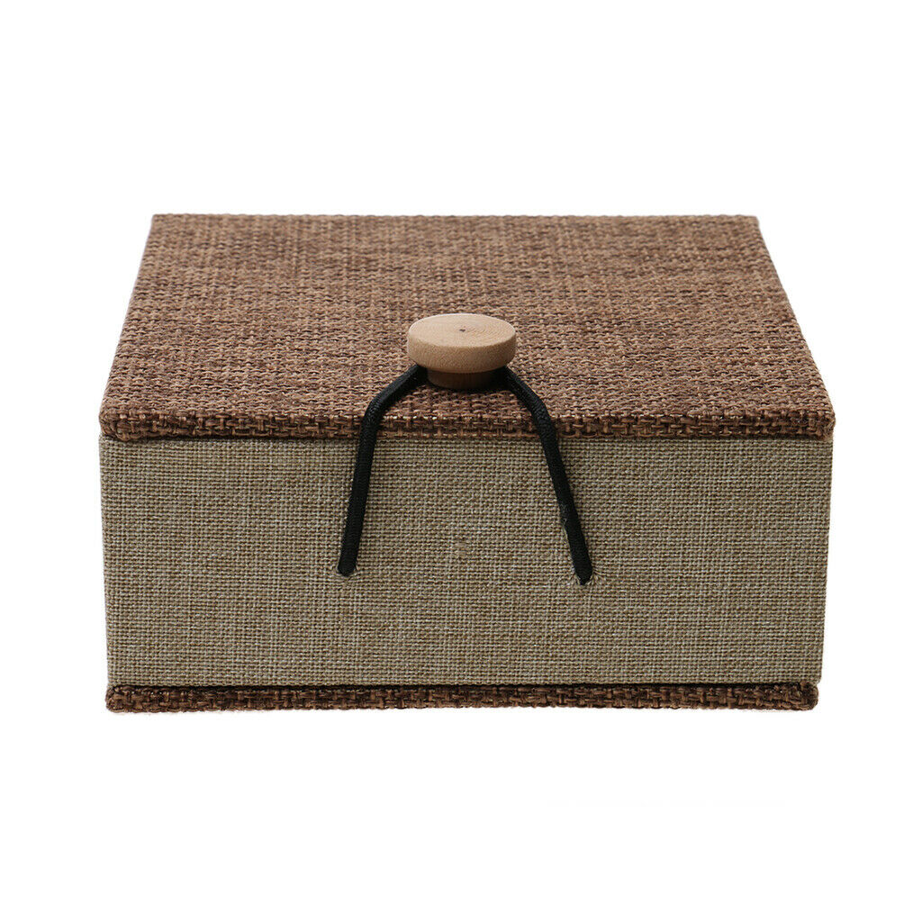 Shabby Wooden Cushion Bearer Rustic Wedding  Brown Jewelry Accessory Box