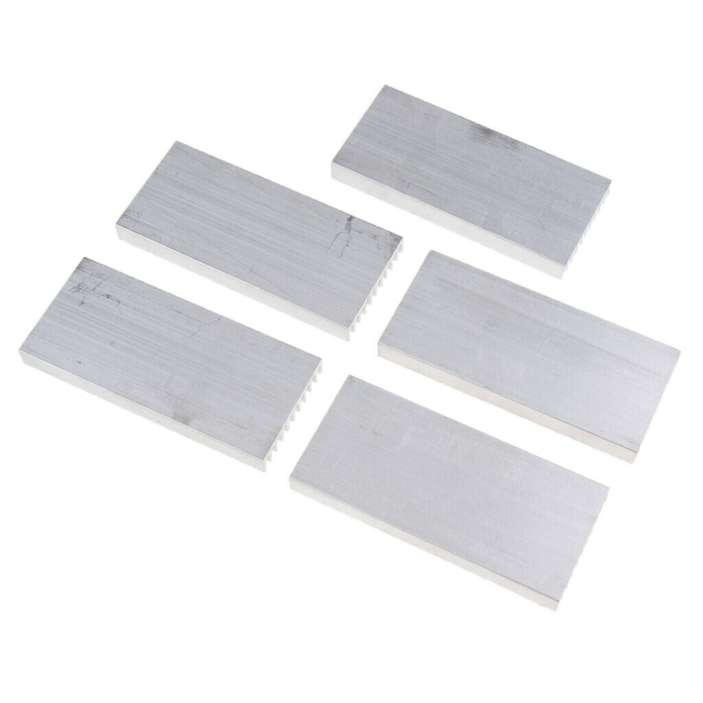 5 Pack Aluminum Heat Sink 100*45*10MM Cooling Heatsink for CPU RAM LED Light