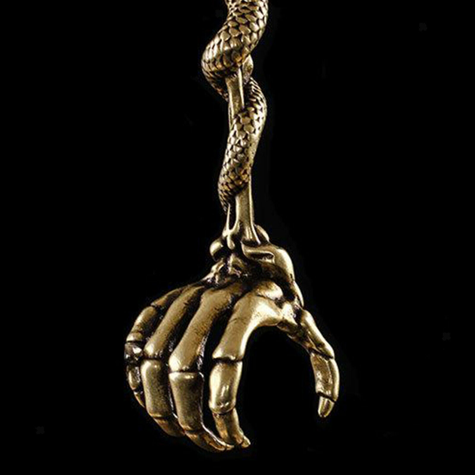 Pure Brass Finger Joint Ring Fashion Cigarette Stand Holder for Ladies