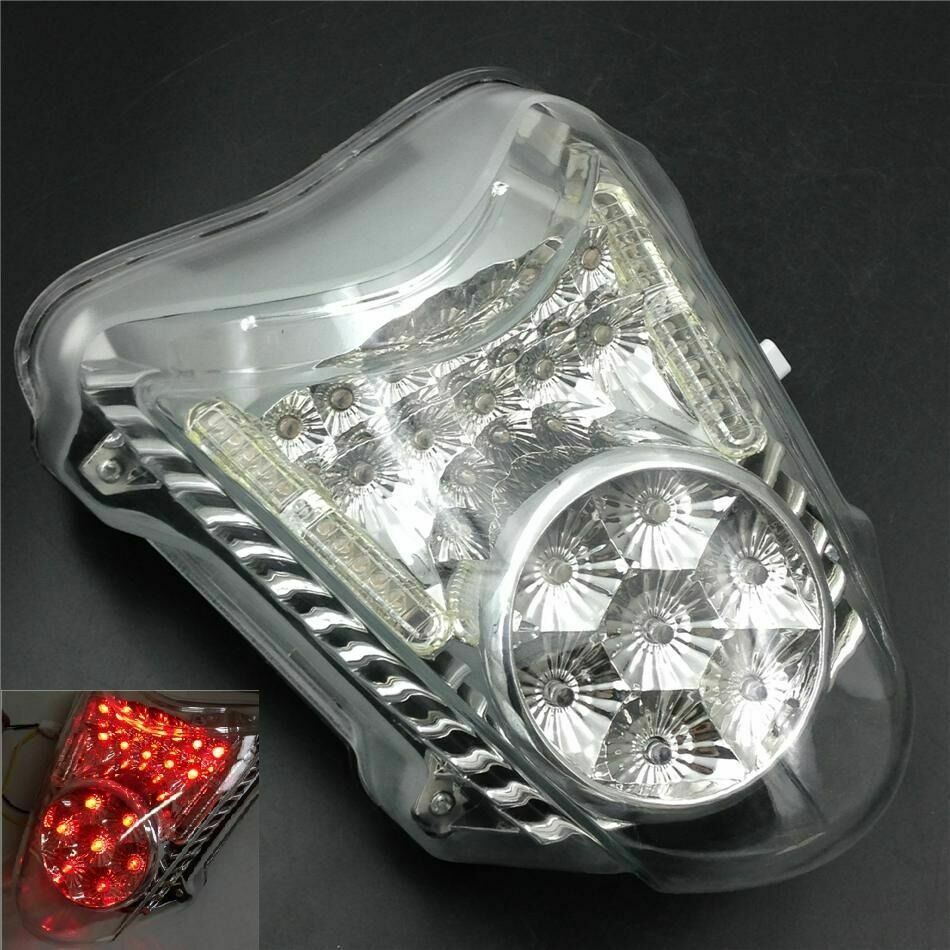 LED Tail Light Turn Signals For 2008-2020 2019 SUZUKI Hayabusa GSX1300R Clear