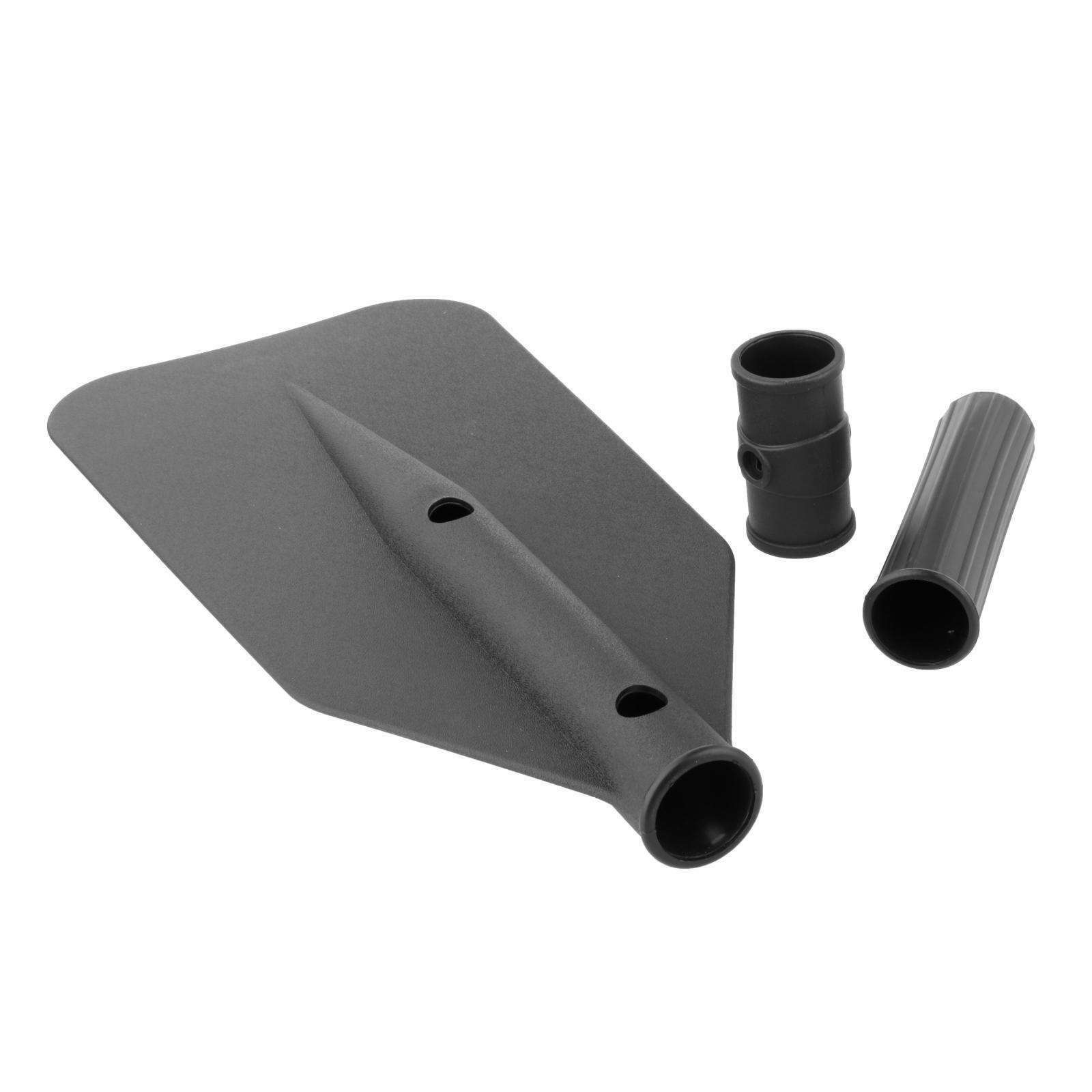 Rubber Kayak Canoe Paddle Blade Leaf Attachment Parts Accessories Black