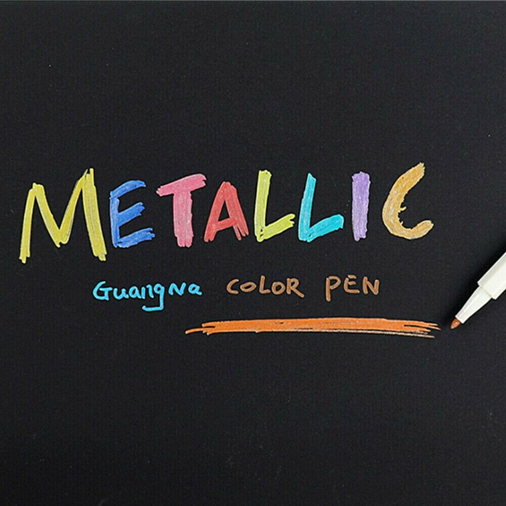 20pcs 20 Colors Acrylic Paint Marker Pens Set Permanent Ceramics Stone Metal