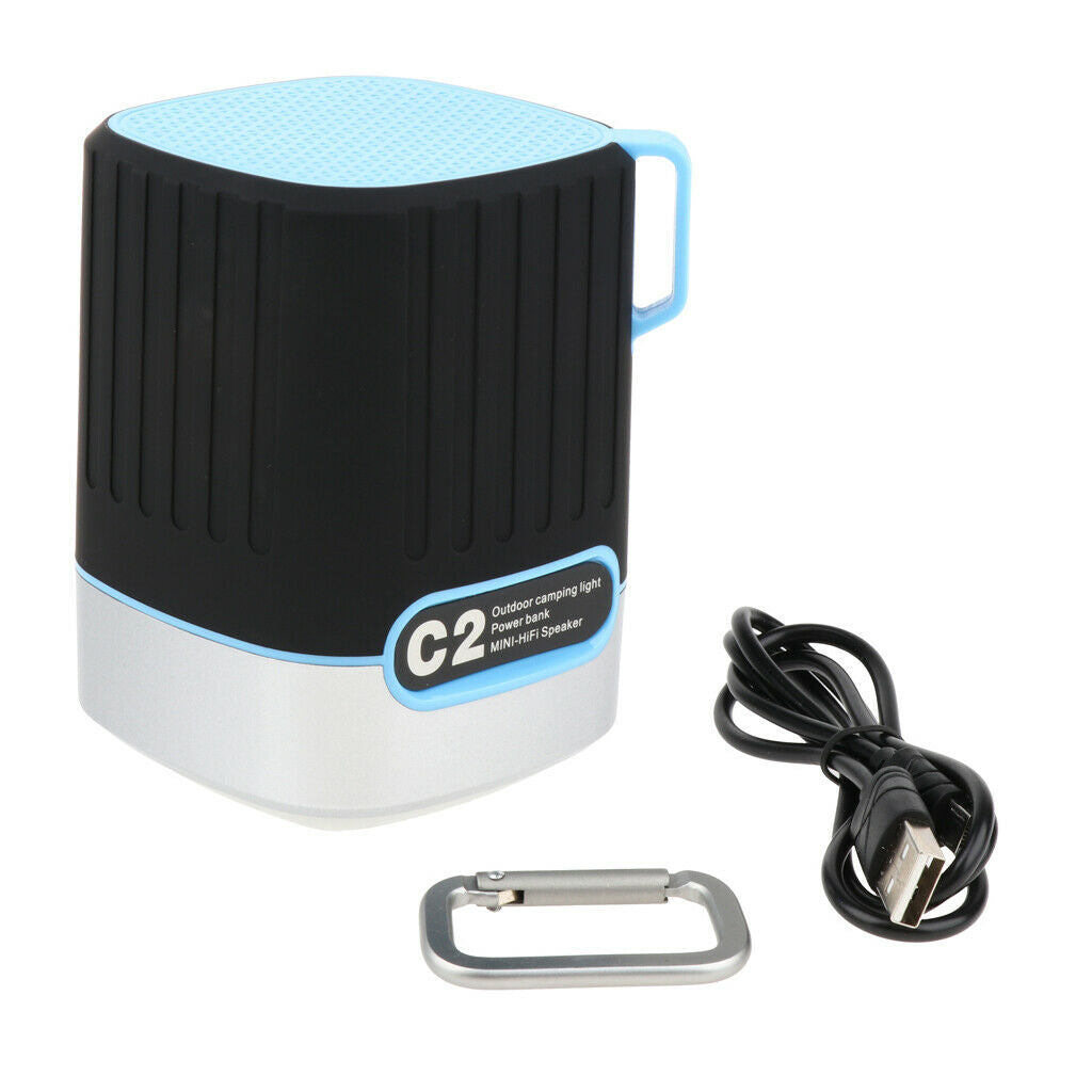 Mini Portable Wireless Bluetooth HiFi Speaker Loudspeaker Boom Box LED Light