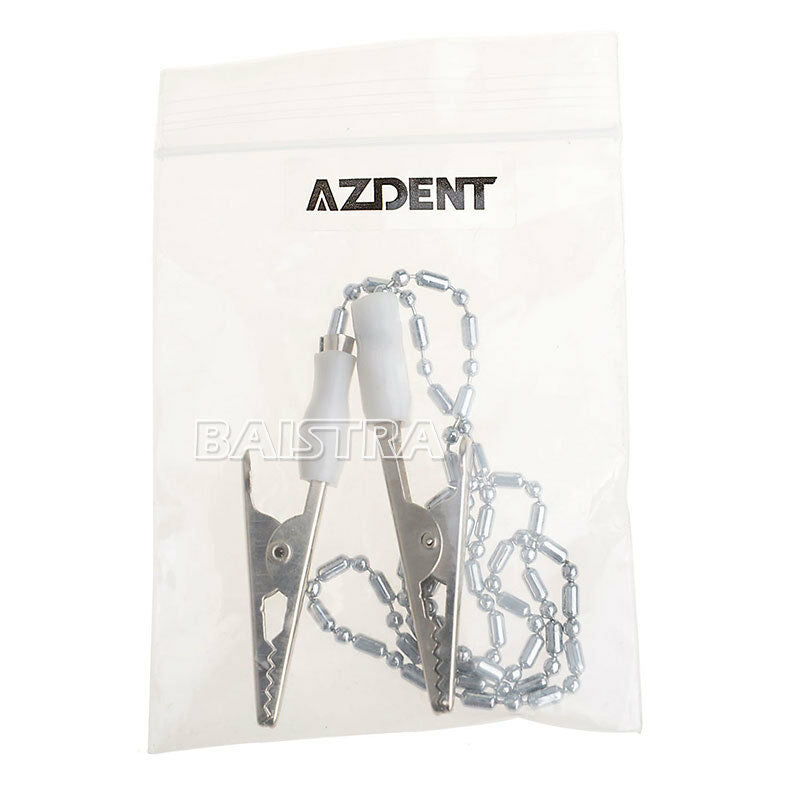 20 Bags Dental Patient Bib Clips Chains Napkin Holder Flexible Coil Ball AZDENT