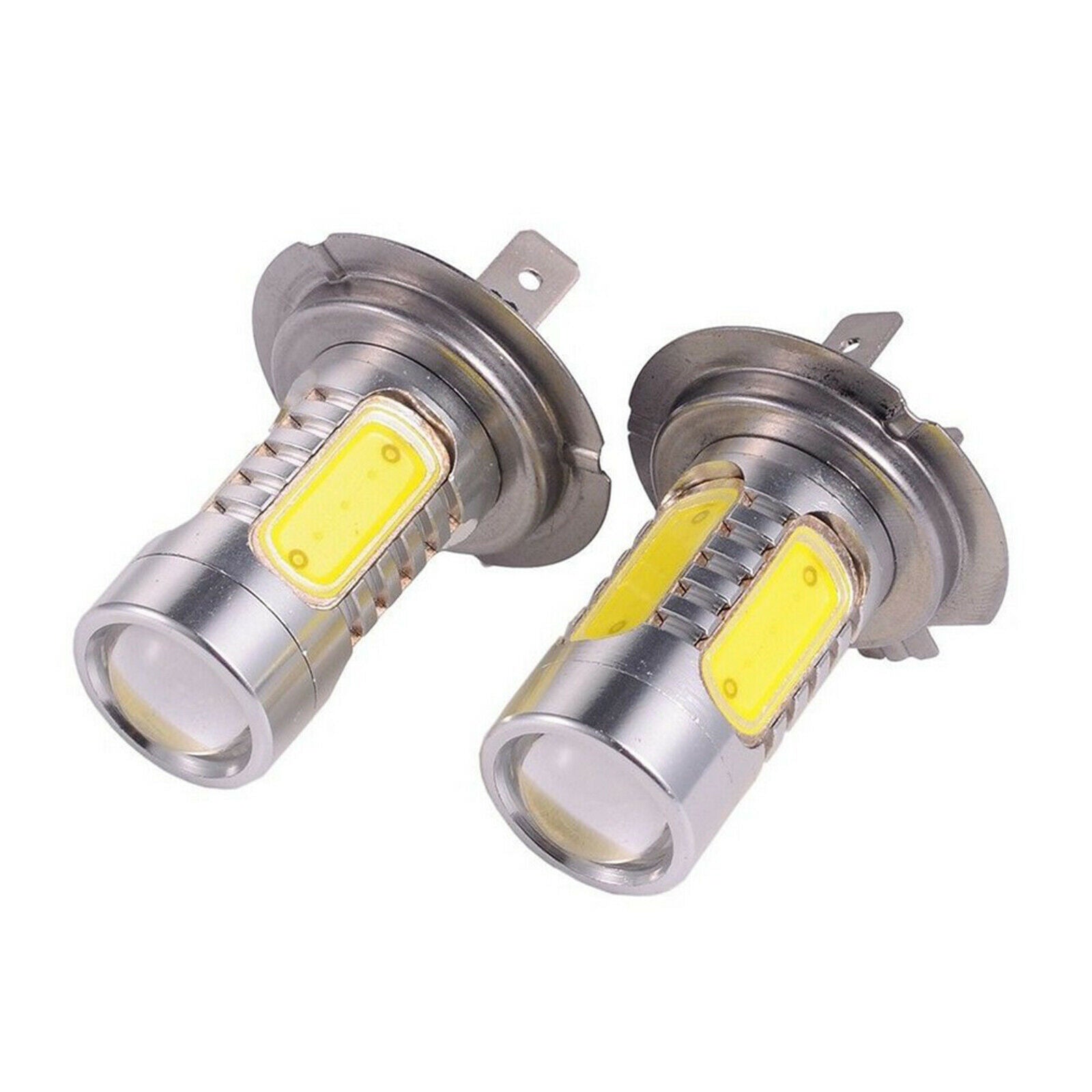 H7 7.5W LED Fog Light Bulb 2x 12V DC 6500K-7000K White Light for Truck