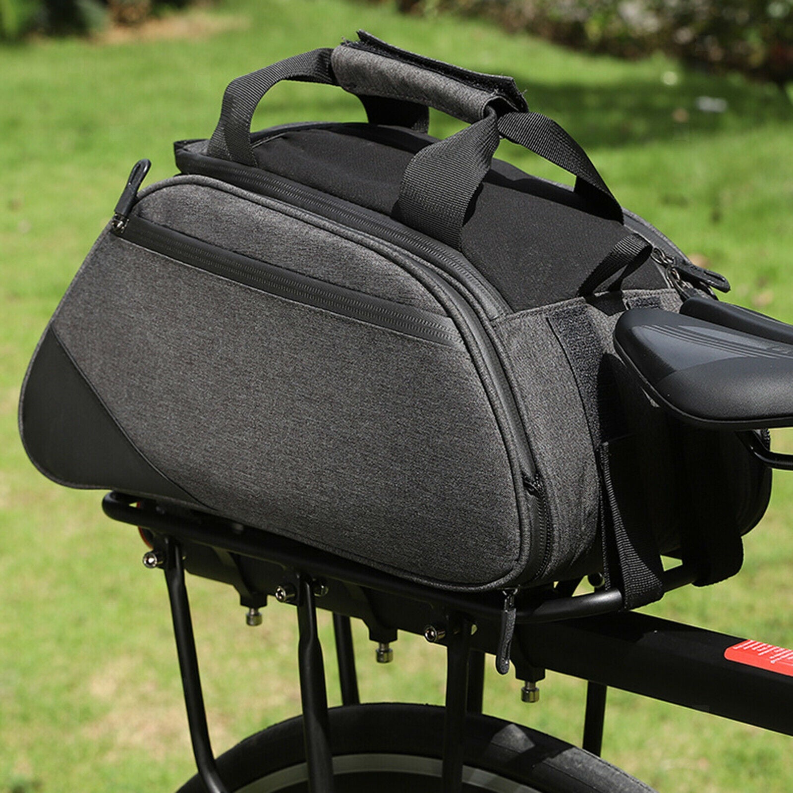 Large Capacity Mountain Bike Bicycle Rear Seat Bag Pack Cycling Carrier Case