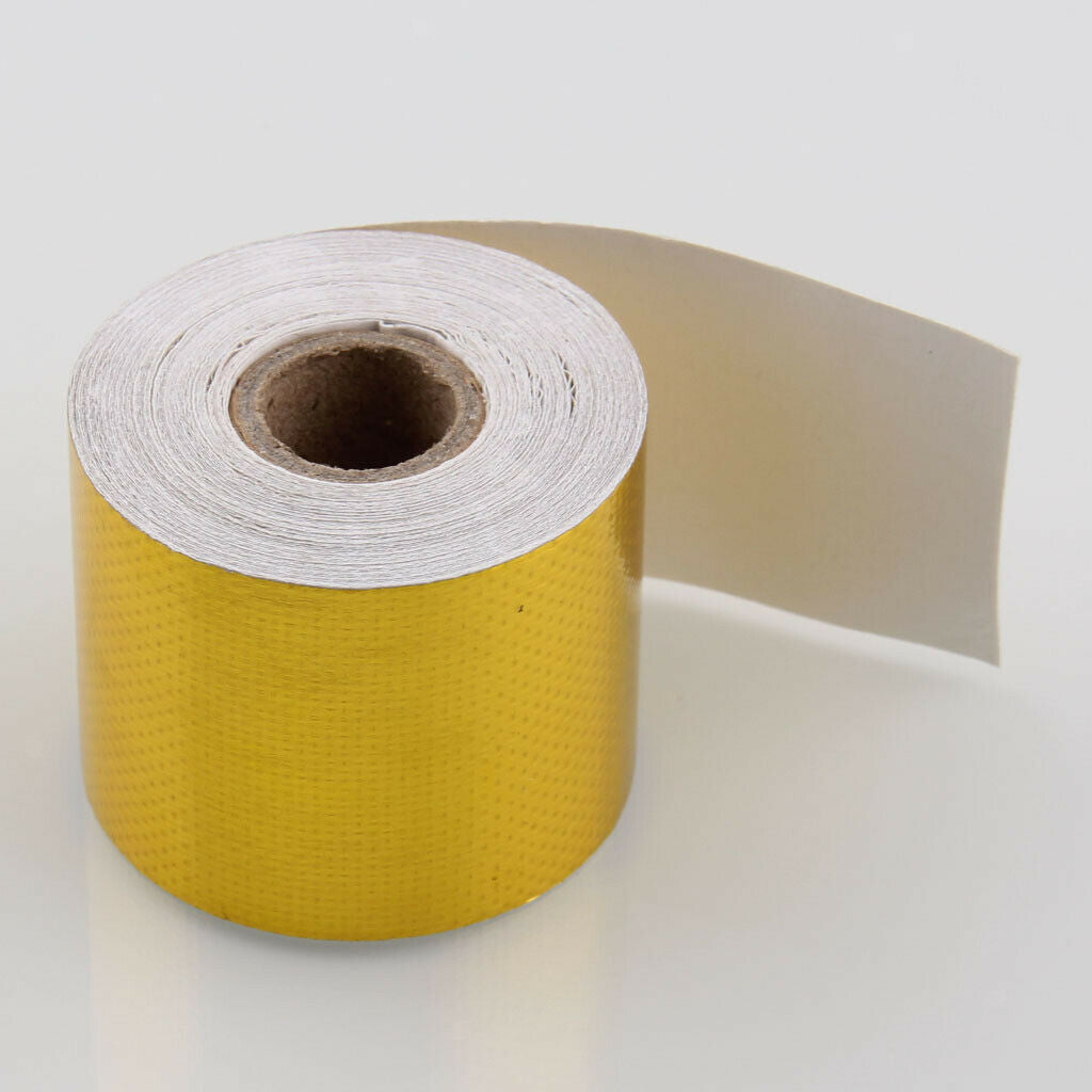 High Temperature Reflective Heat Shield Exhaust Manifold Wrap Roll 2" x 10M