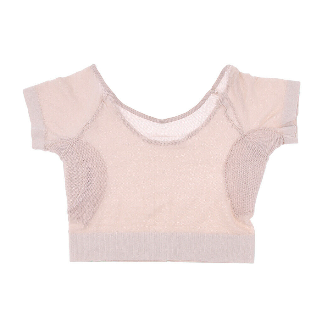 Short Sleeve with Underarm Sweat Guard Pads Armpit Sheet Liner Dress Clothing