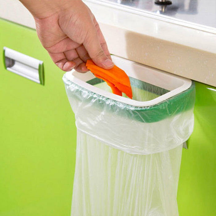 Support Bag Trash Can for Drawer And Door Cupboard Kitchen Bags Garbage New
