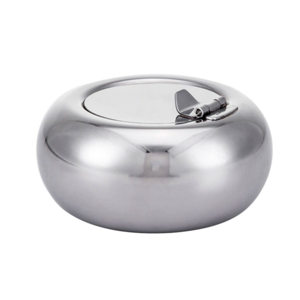 2x Cigarettes Ashtray Ash Tray for Cars Windproof Portable Home Office Round