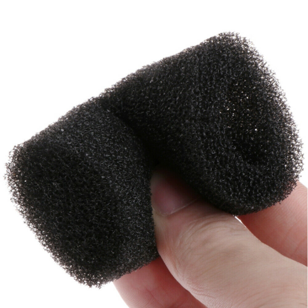 5pcs Sponge Aquarium Filter Protector Cover For Fish Tank Inlet Pond Black Foam