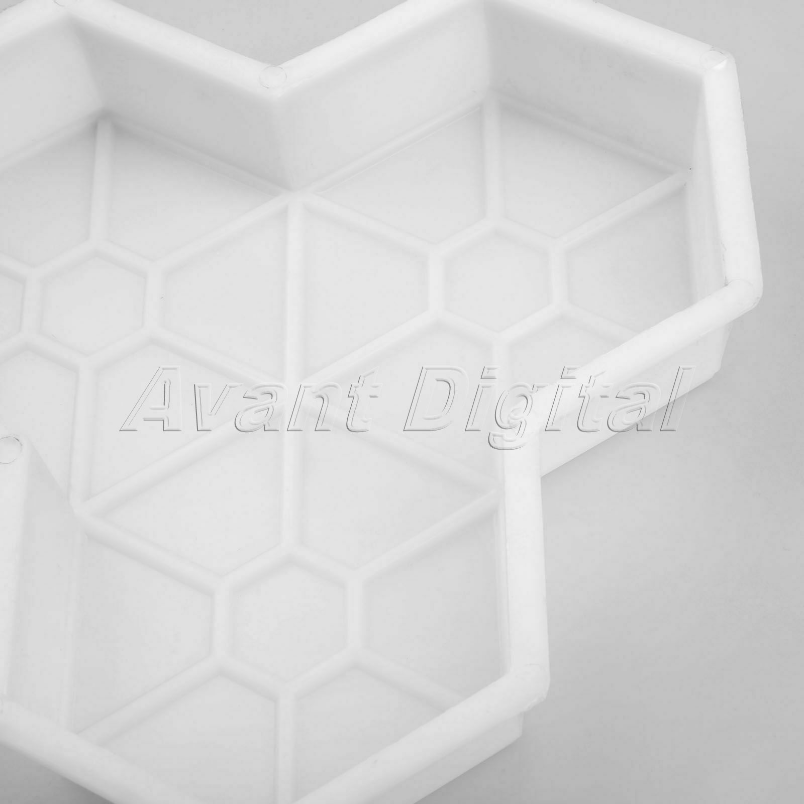 1pc Maple Leaf Shape Garden Path Concrete Brick Mold Paving Pavement Maker Mould