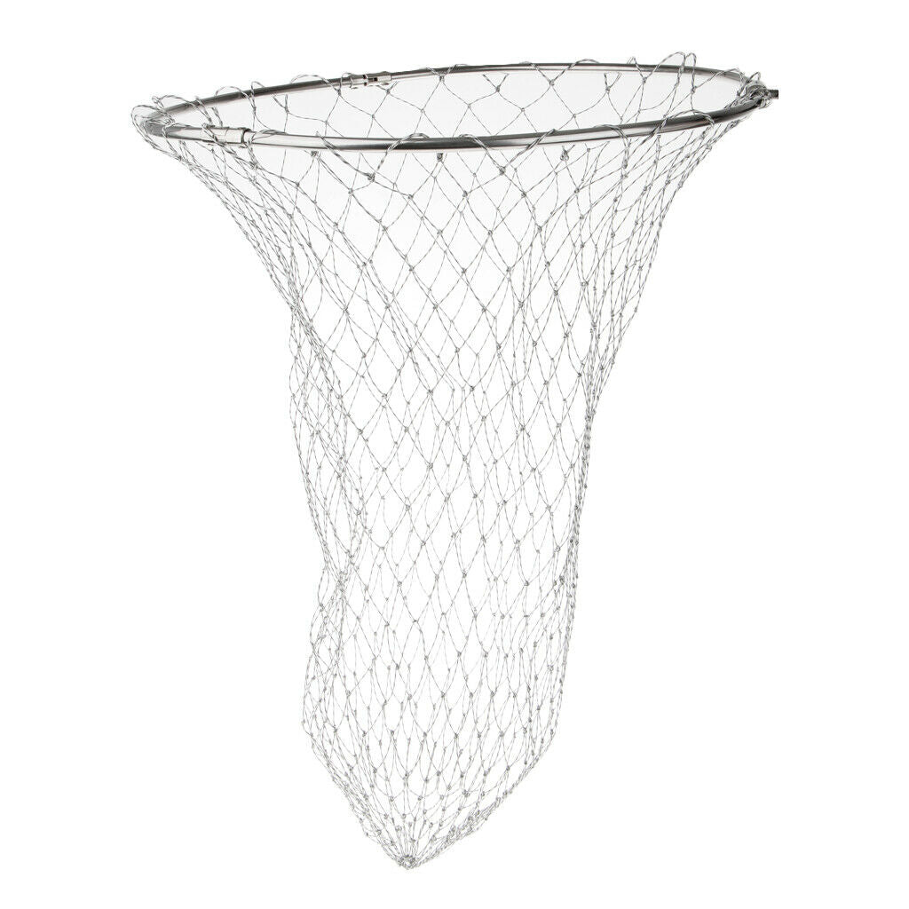Brail Fishing Landing Net Head Stainless Steel Ring Fish Tackle  Dia._40cm